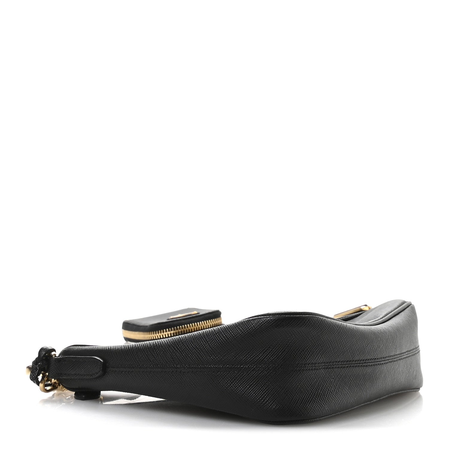 Prada Saffiano Lux Re-Edition 2005 Shoulder Bag Black 4 of 14