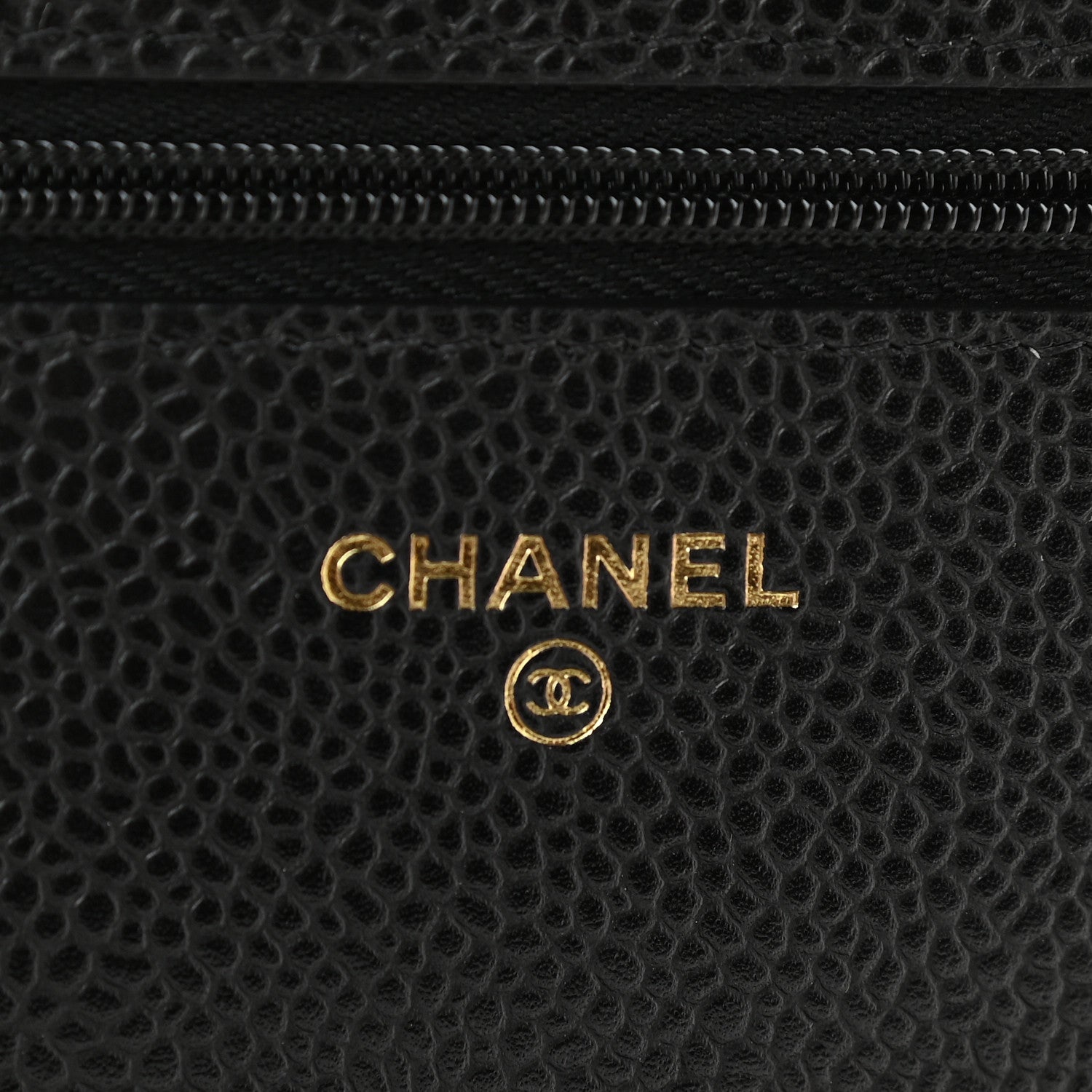 Chanel Caviar Quilted Wallet On Chain WOC Black 6 of 10