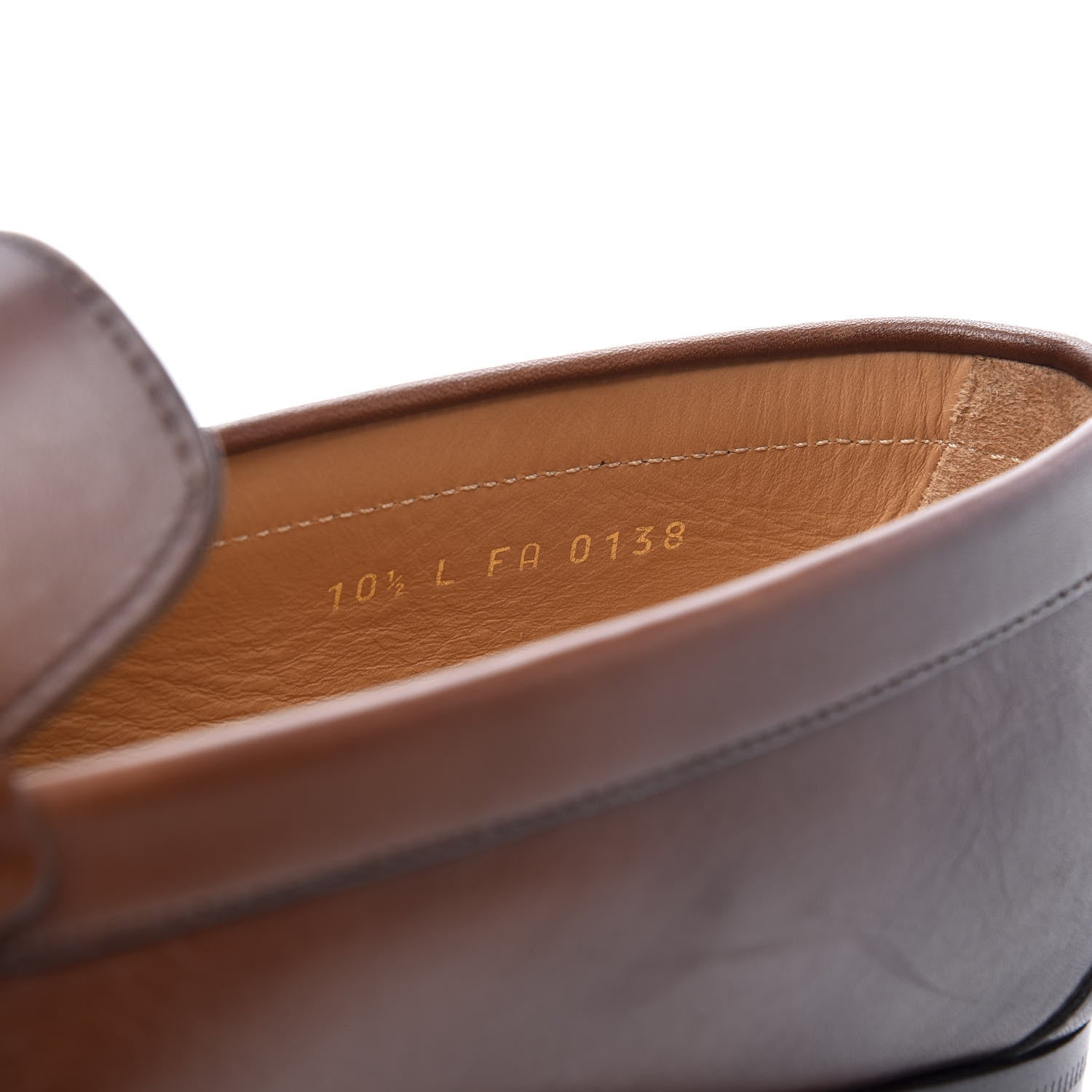 Louis Vuitton Calfskin Mens Montaigne Loafers 10.5 Brown 10 of 10