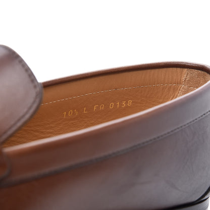 Louis Vuitton Calfskin Mens Montaigne Loafers 10.5 Brown 10 of 10