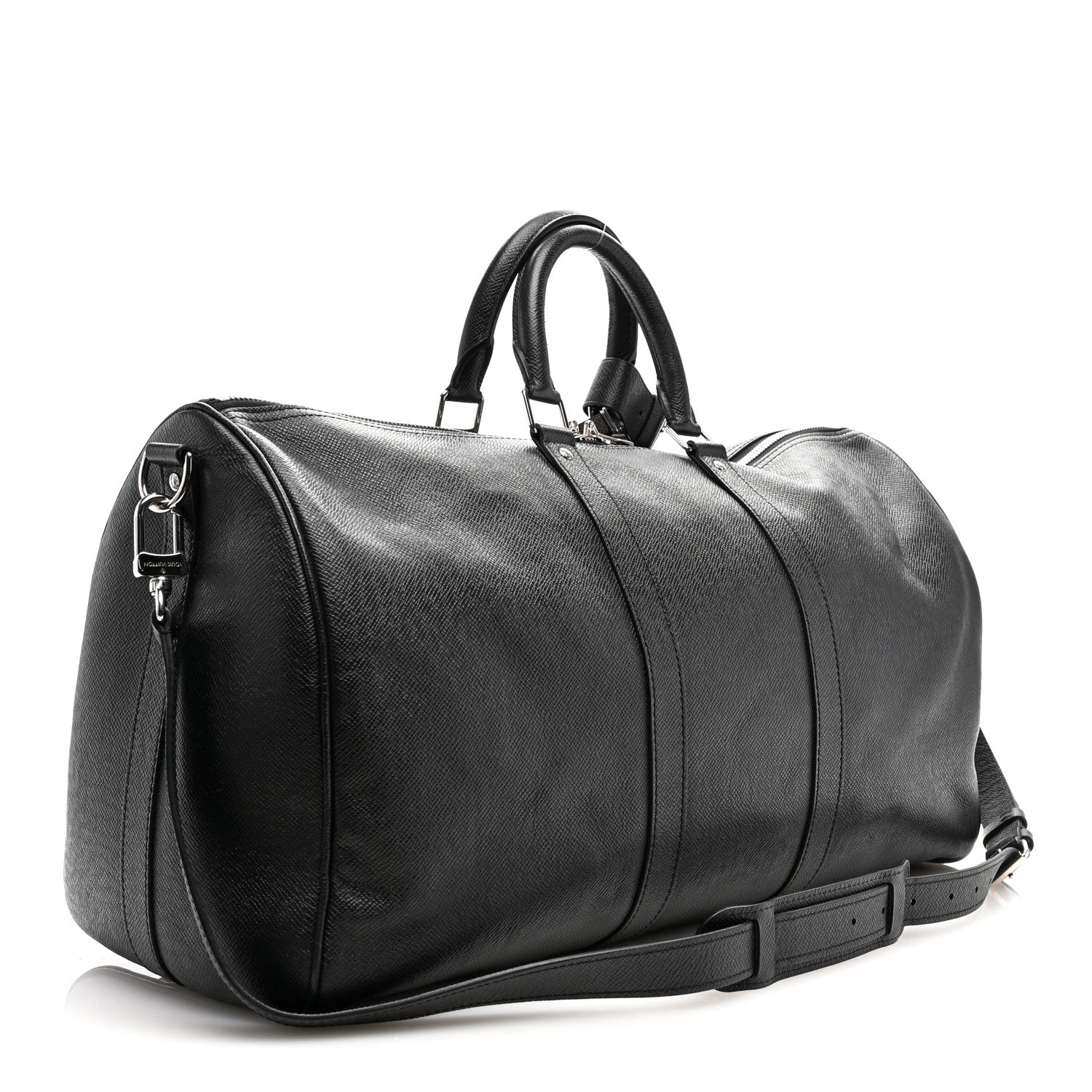 Louis Vuitton Taiga Keepall Bandouliere 50 Black 2 of 11