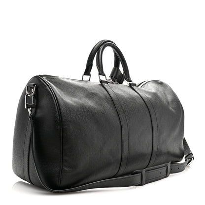 Louis Vuitton Taiga Keepall Bandouliere 50 Black 2 of 11