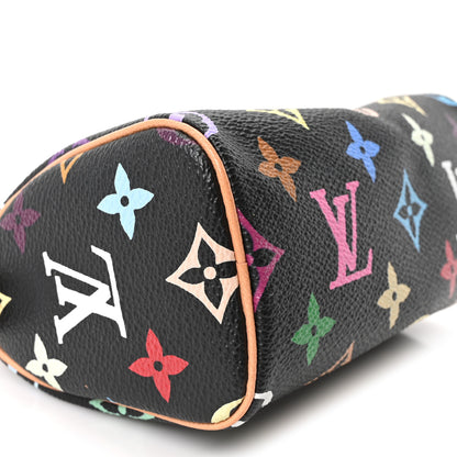 Louis Vuitton Monogram Multicolor Mini Sac HL Speedy Black 8 of 10