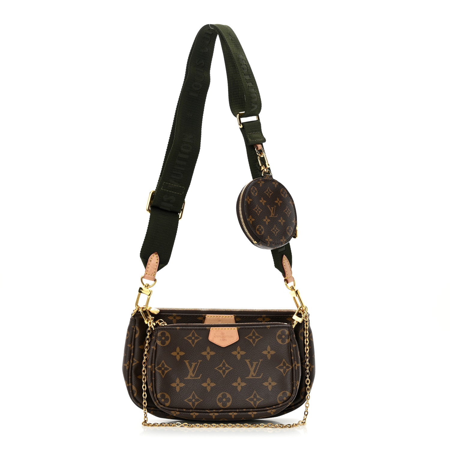 Louis Vuitton Monogram Multi Pochette Accessories Kaki 1 of 12