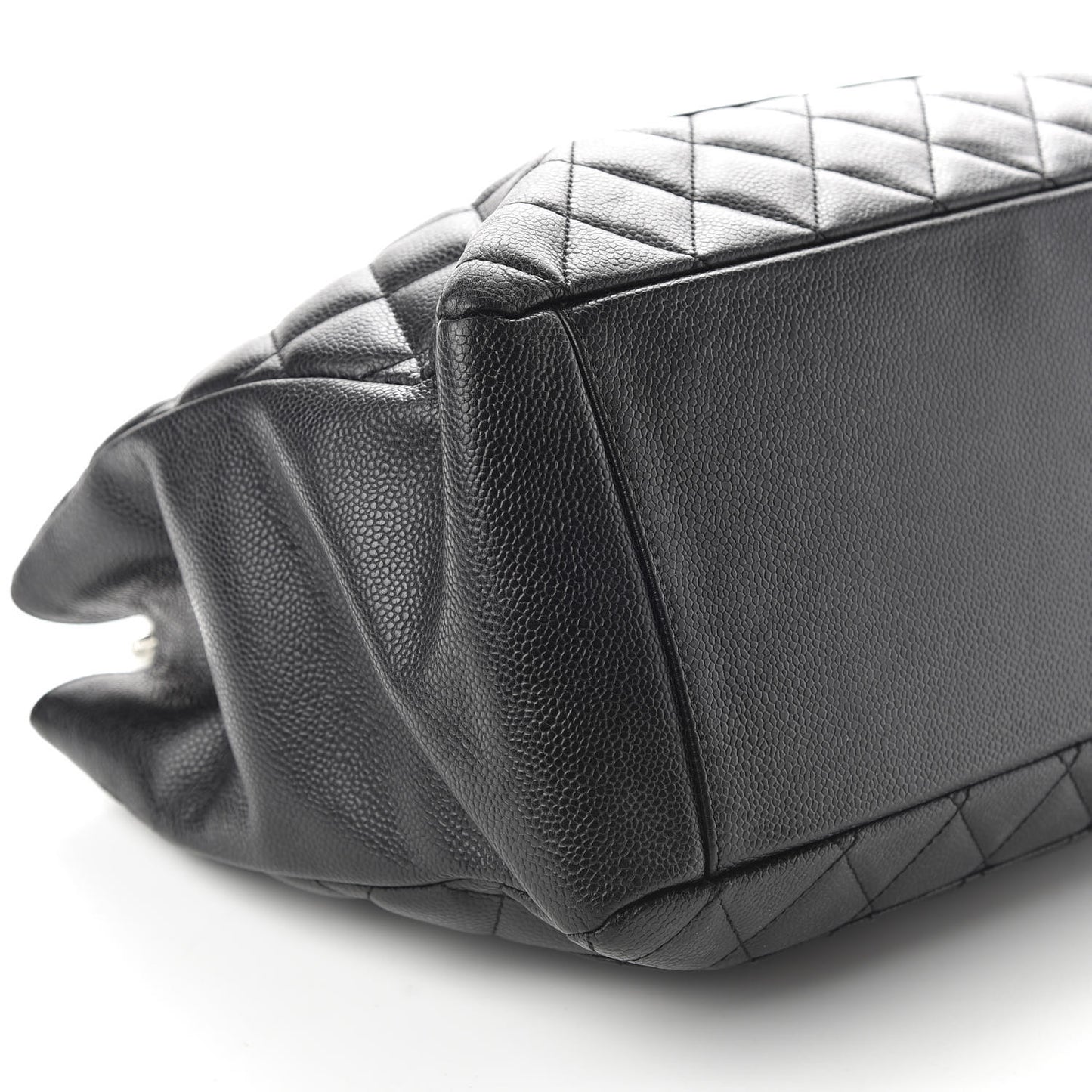 Caviar Quilted Grand Shopping Tote GST Black