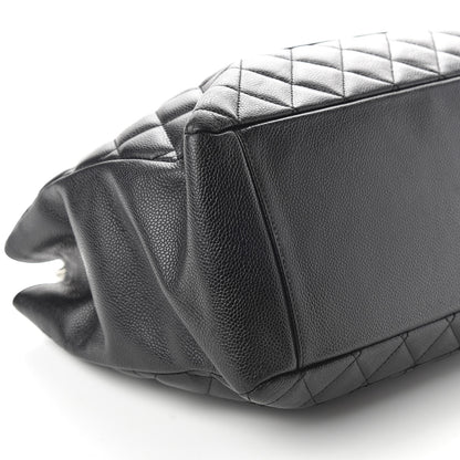 Chanel Caviar Quilted Grand Shopping Tote GST Black 6 of 10