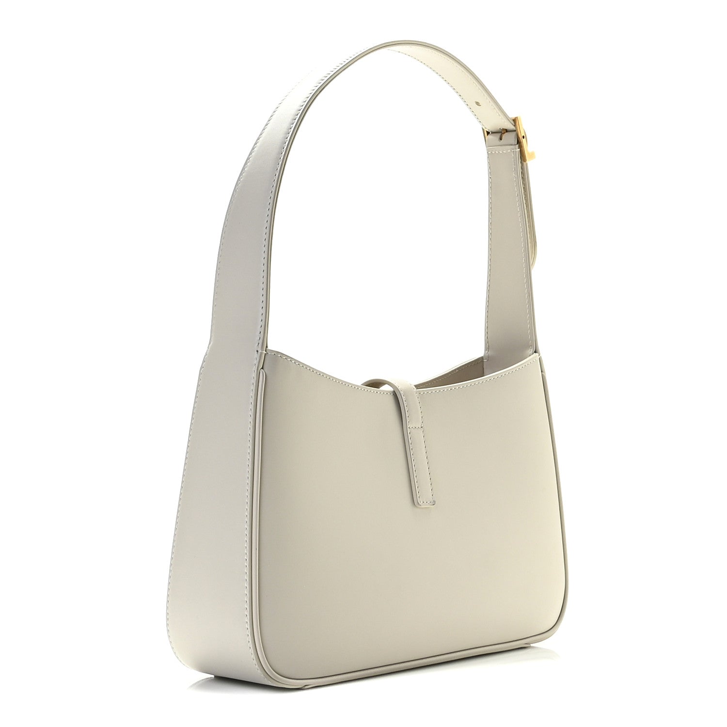 Saint Laurent Smooth Calfskin Le 5 A 7 Hobo Blanc Vintage 2 of 12