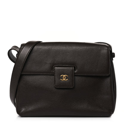 Chanel Caviar Shoulder Bag Brown 1 of 9