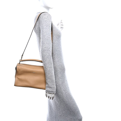 Fendi Cuoio Romano Selleria Lei Boston Tote Miele Scuro 2 of 9