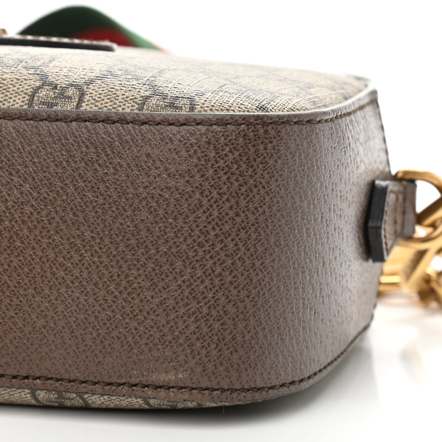 Gucci GG Supreme Monogram Web Neo Vintage Shoulder Bag Beige New Acero Crop 10 of 12