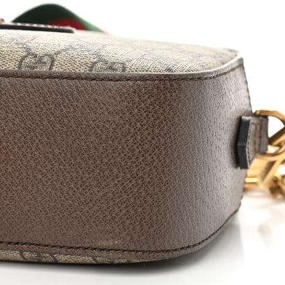 Gucci GG Supreme Monogram Web Neo Vintage Shoulder Bag Beige New Acero Crop 10 of 12