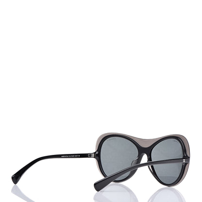Chanel CC Oval Sunglasses A71227 Black 4 of 7