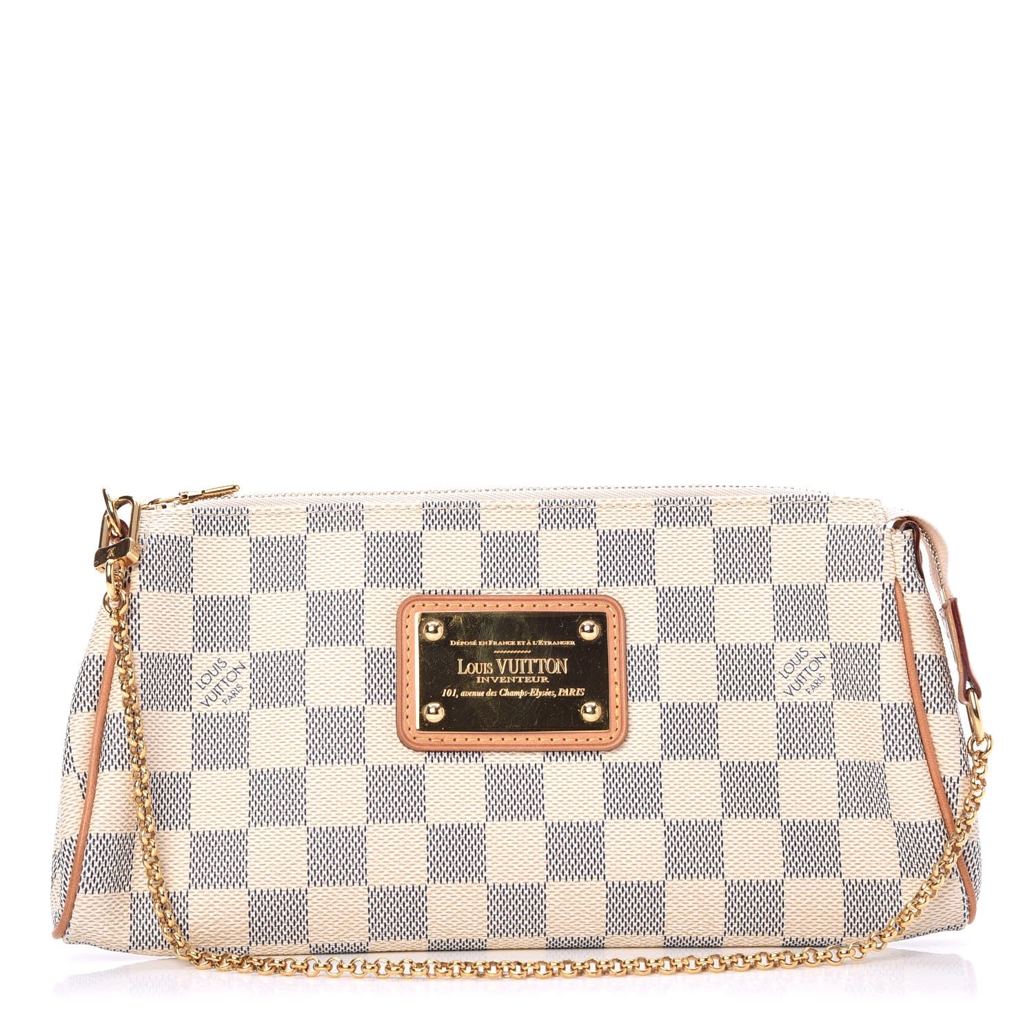 Louis Vuitton Damier Azur Eva Clutch 1 of 10