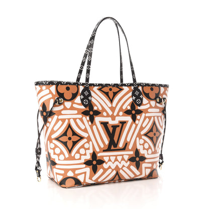 Louis Vuitton Monogram Giant Crafty Neverfull MM Creme Caramel 4 of 13