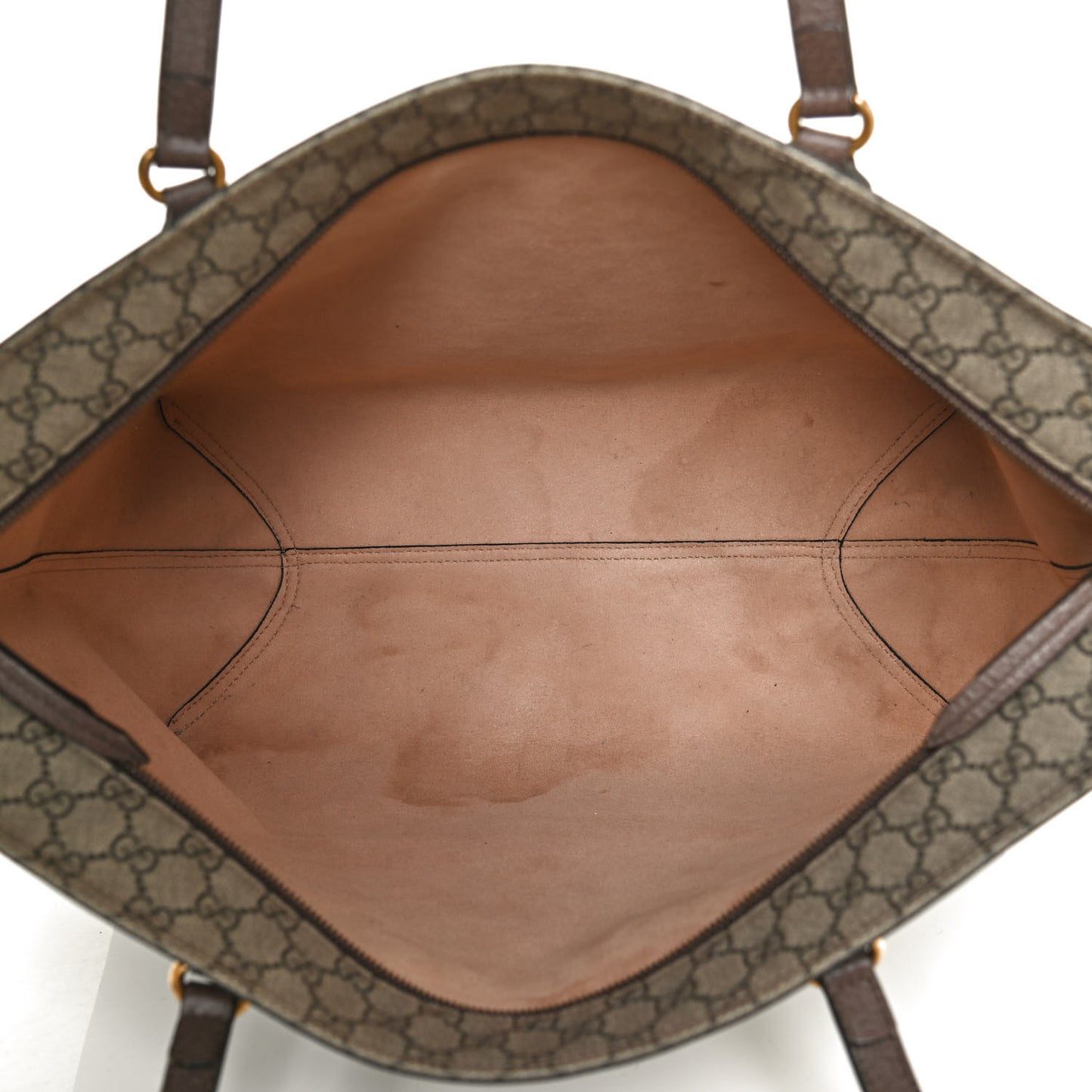 GG Supreme Monogram Medium Ophidia Shopping Tote Ebony