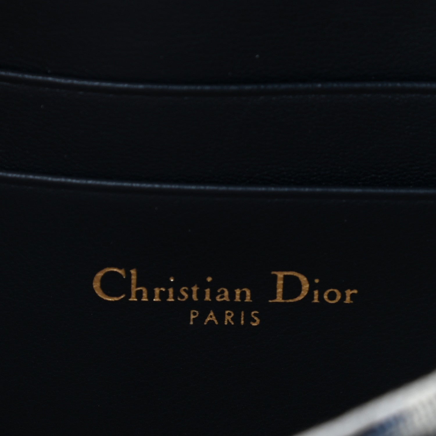 Christian Dior Oblique Flap Pouch Clutch Blue 6 of 7