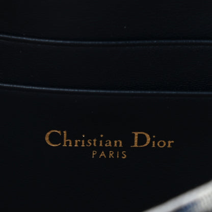 Christian Dior Oblique Flap Pouch Clutch Blue 6 of 7