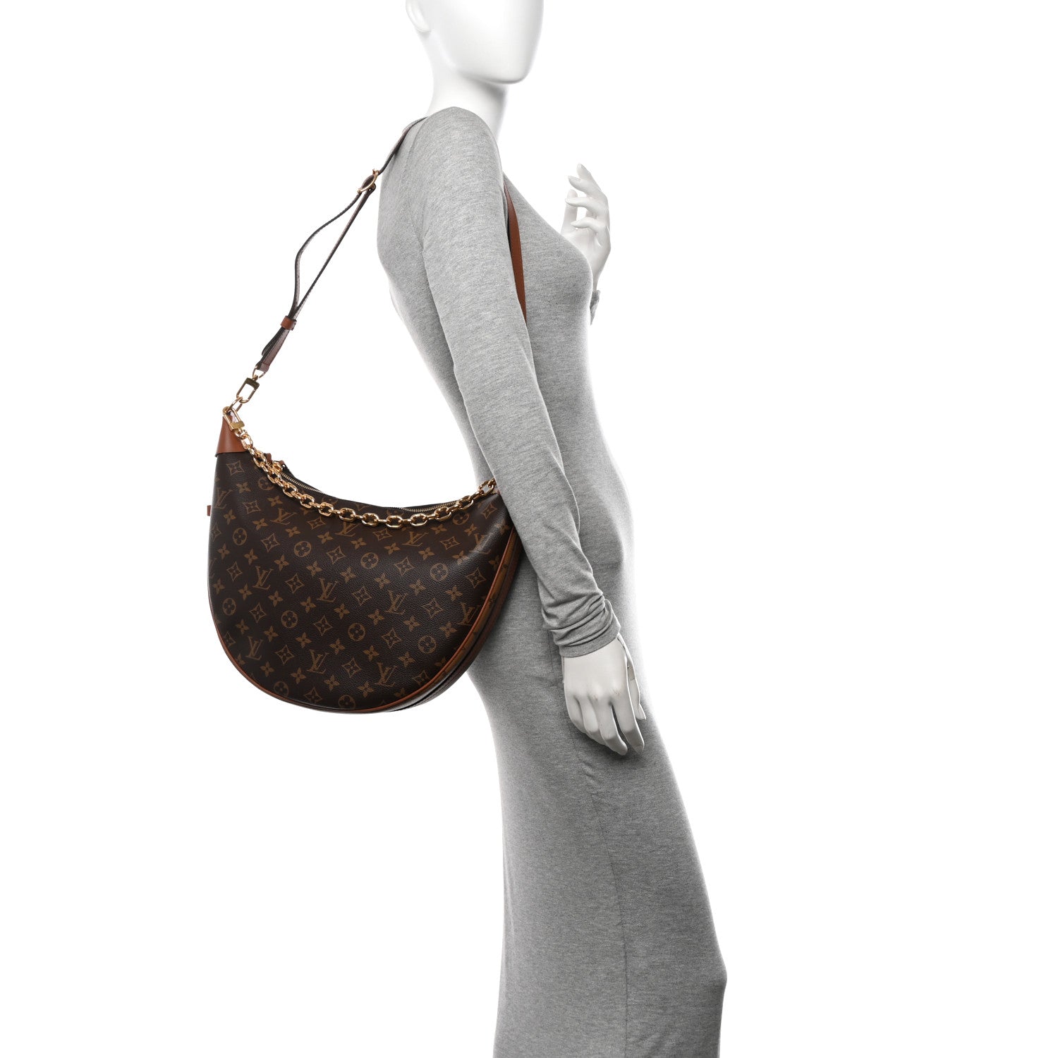 Louis Vuitton Reverse Monogram Loop Hobo 2 of 9