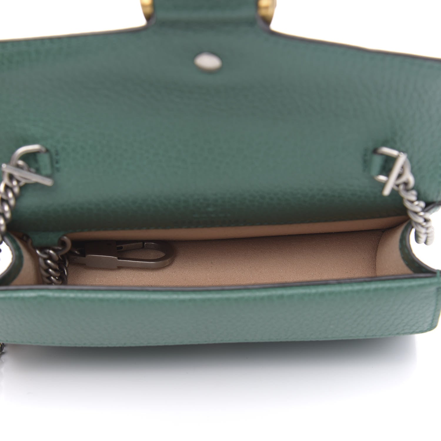 Gucci Calfskin Super Mini Dionysus Shoulder Bag Emerald 5 of 10