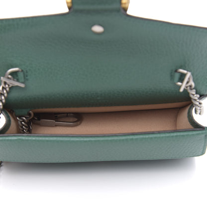 Gucci Calfskin Super Mini Dionysus Shoulder Bag Emerald 5 of 10