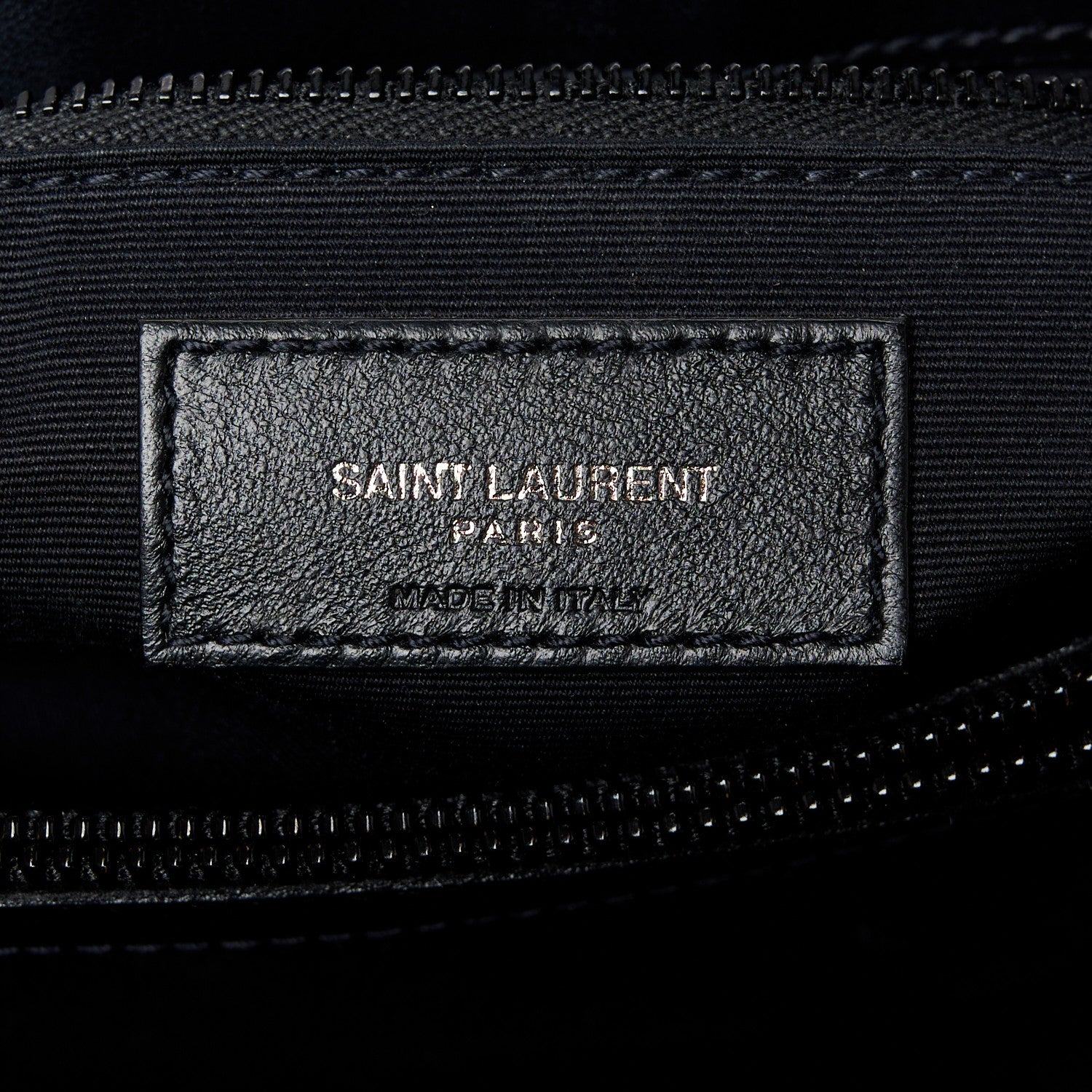 Saint Laurent Calfskin Y Quilted Monogram Monochrome Medium Loulou Chain Satchel Black 7 of 12
