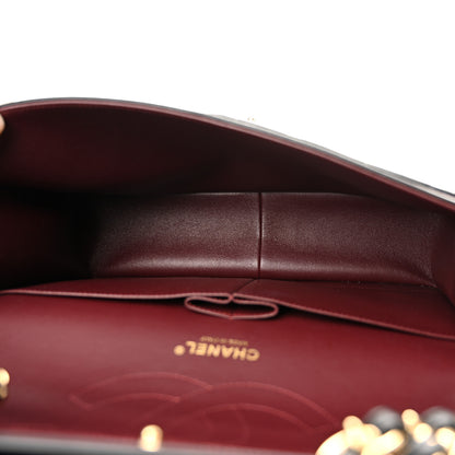 Chanel Lambskin Quilted Jumbo Double Flap Black 5 of 14