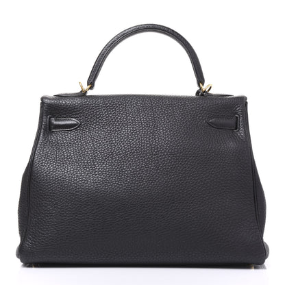 Hermes Togo Kelly Retourne 32 Black 3 of 36