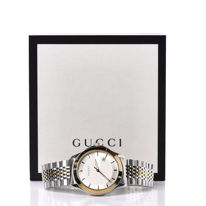 Gucci Stainless Steel 38mm G-Timeless Two Tone Quartz Watch 7 of 7