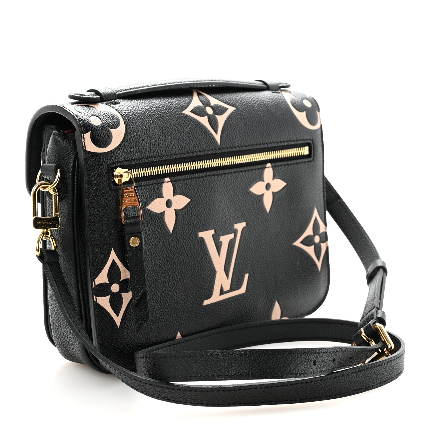 Louis Vuitton Empreinte Monogram Giant Pochette Metis Black Beige 3 of 10