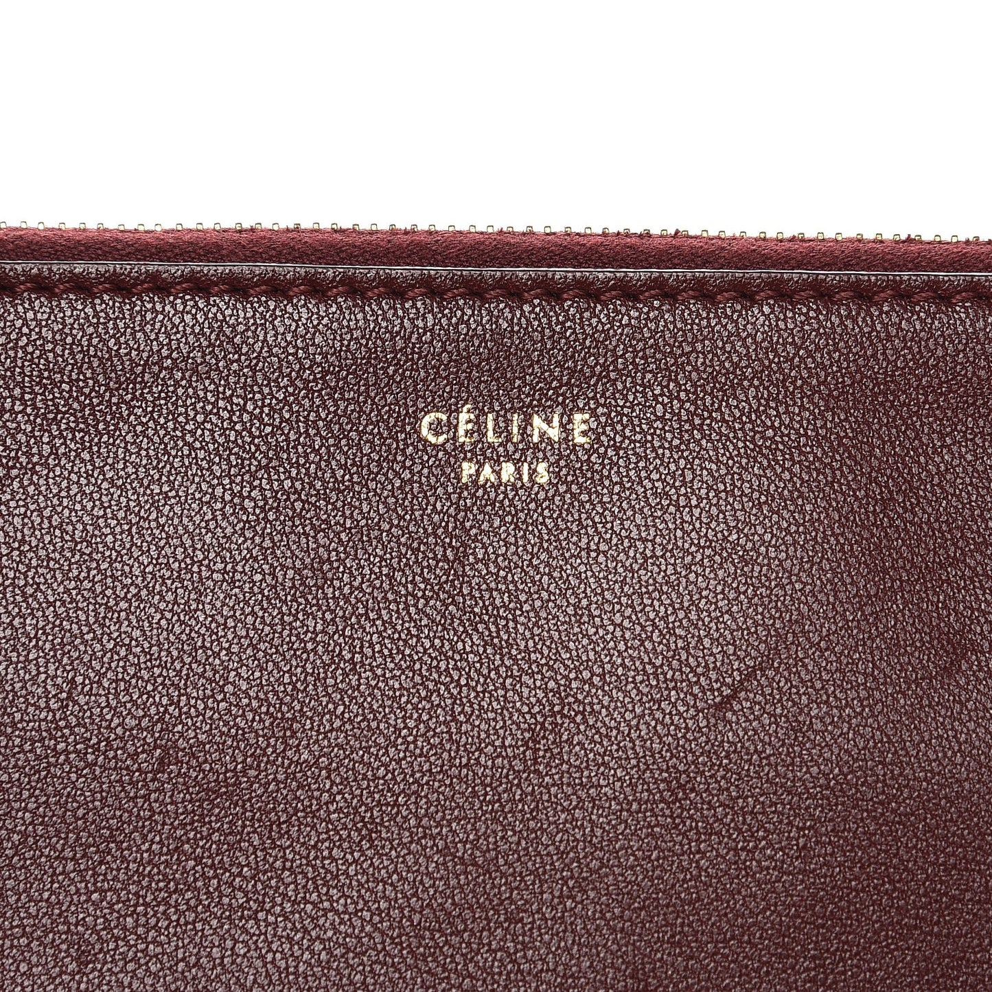 Lambskin iPad Clutch Rust