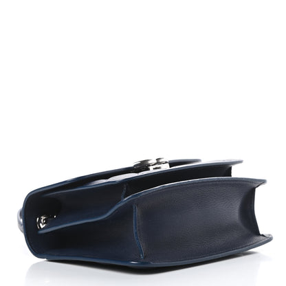 Chanel Goatskin Quilted Small CC Box Flap Navy 4 of 14