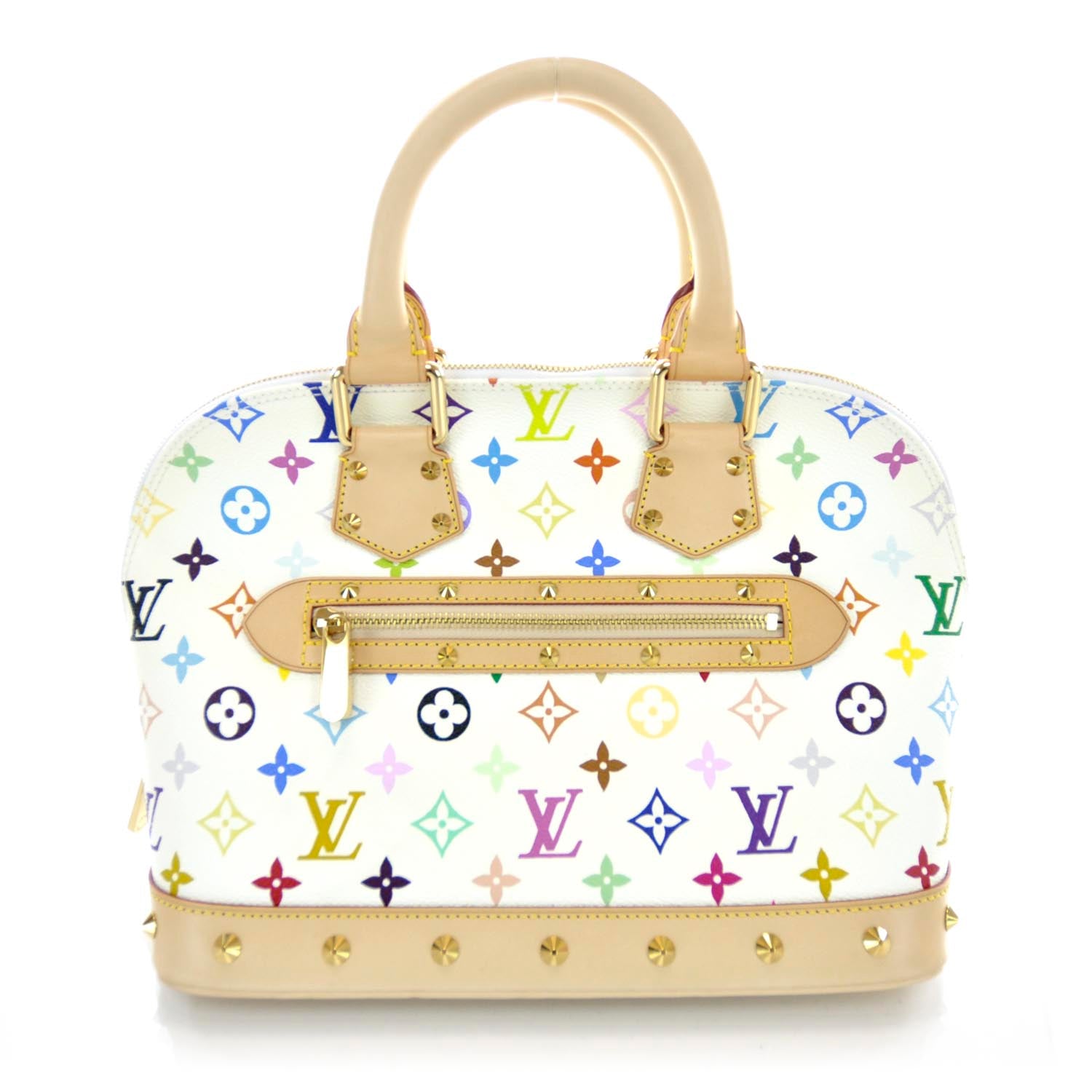 Louis Vuitton Monogram Multicolor Alma White 1 of 7