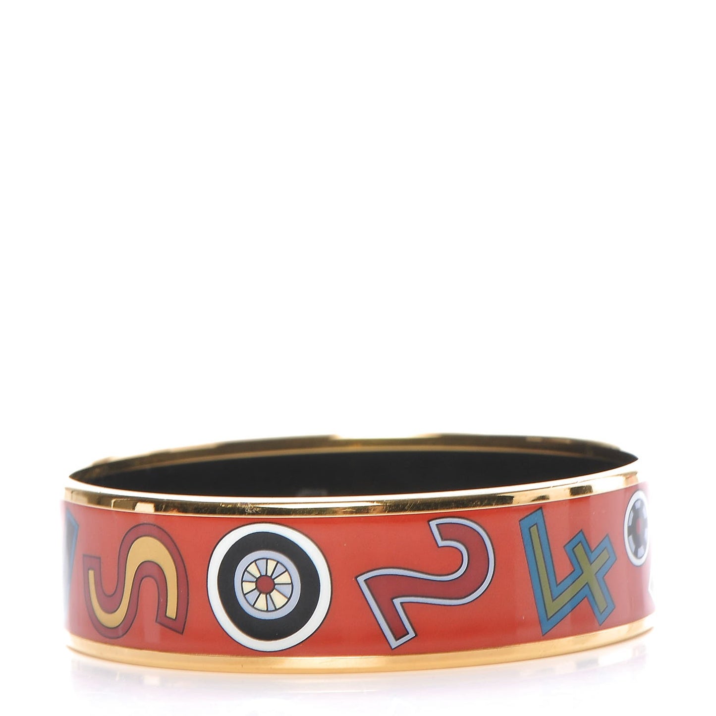 Enamel Printed Wide Tohu Bohu Bracelet 65