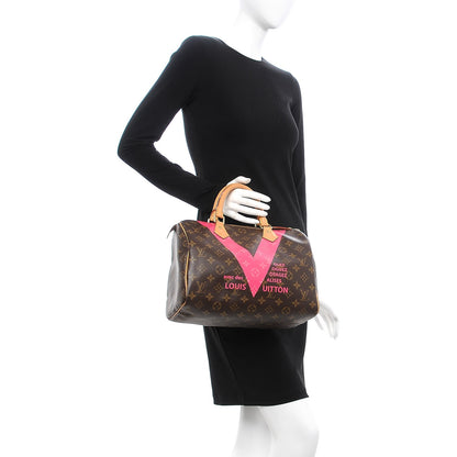 Louis Vuitton Monogram Speedy 30 V Grenade 2 of 13