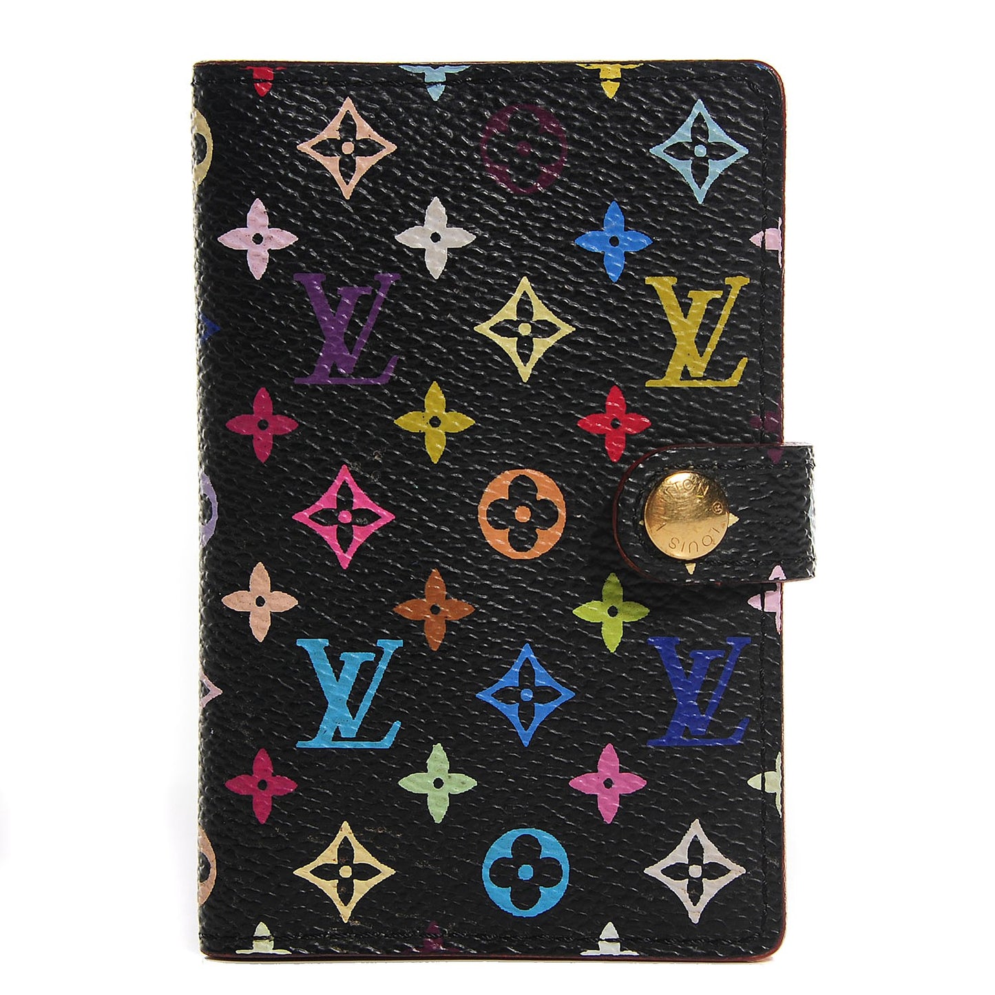 Monogram Multicolor Carnet de Bal Mini Agenda Cover Black