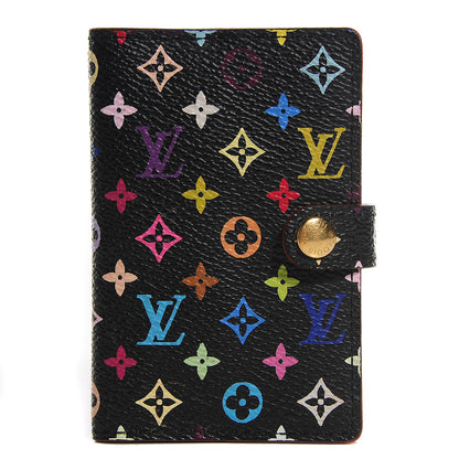 Louis Vuitton Monogram Multicolor Carnet de Bal Mini Agenda Cover Black 1 of 7