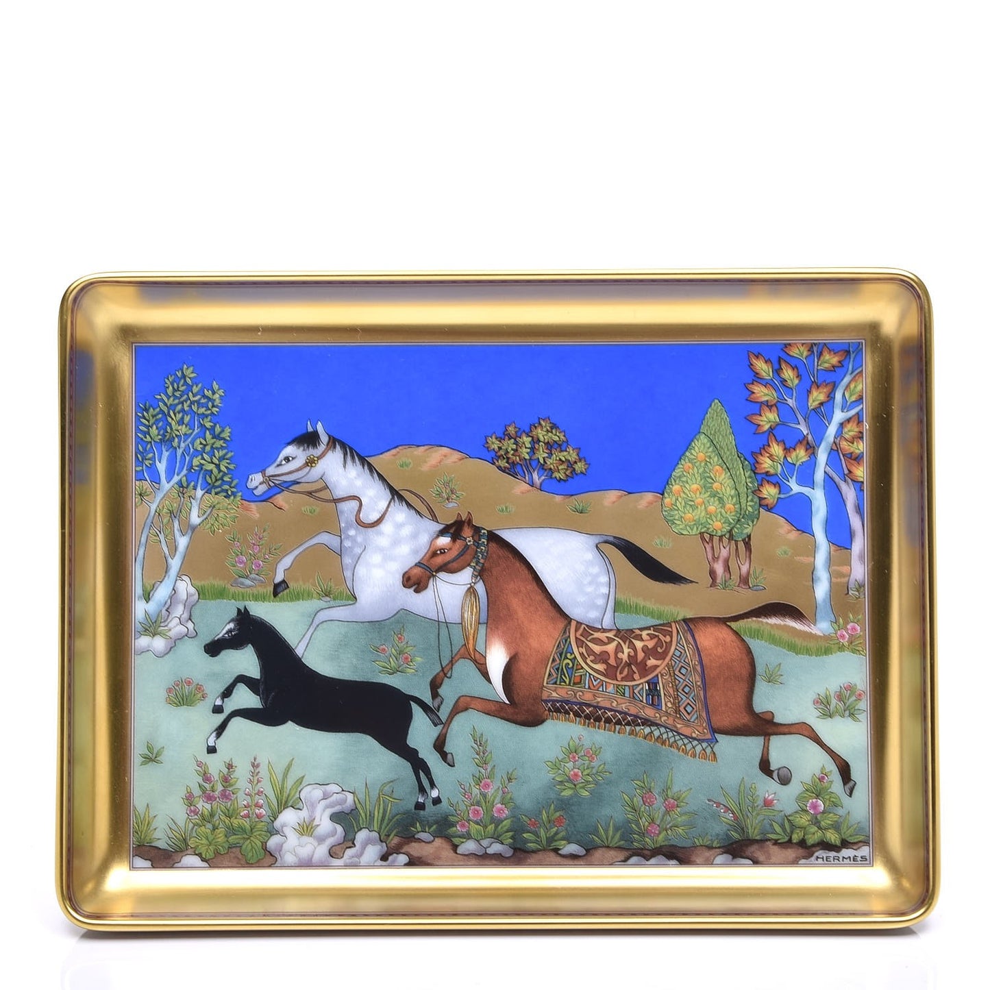 Porcelain Small Cheval d’Orient Tray