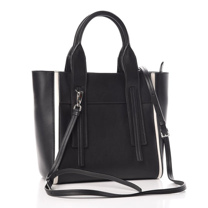 Prada Grace Lux Light Small Ouverture Shoulder Bag Black White 5 of 14