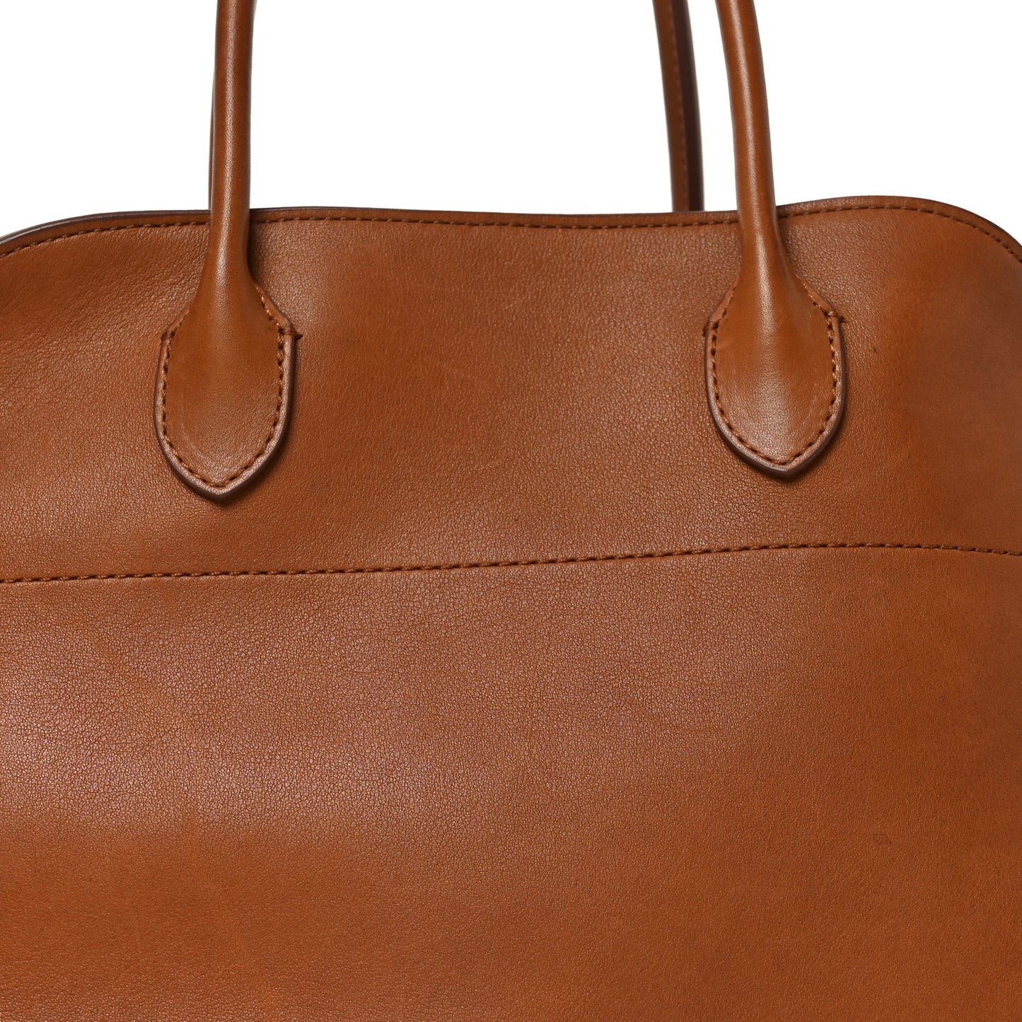 Polished Saddle Calfskin Soft Margaux 12 Cuir