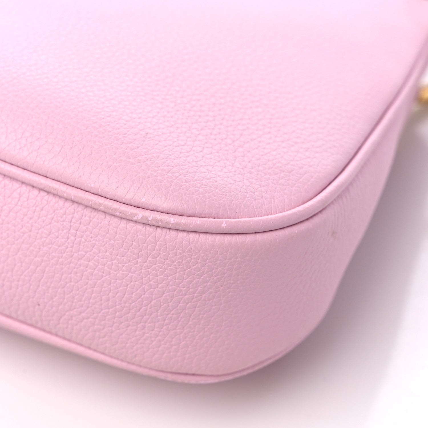 Versace Calfskin Small La Medusa Hobo Crossbody Pink 10 of 12
