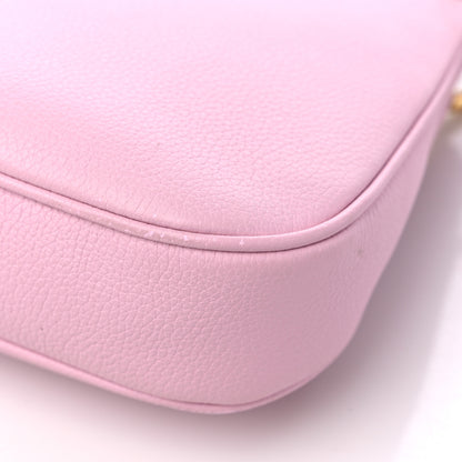 Versace Calfskin Small La Medusa Hobo Crossbody Pink 10 of 12