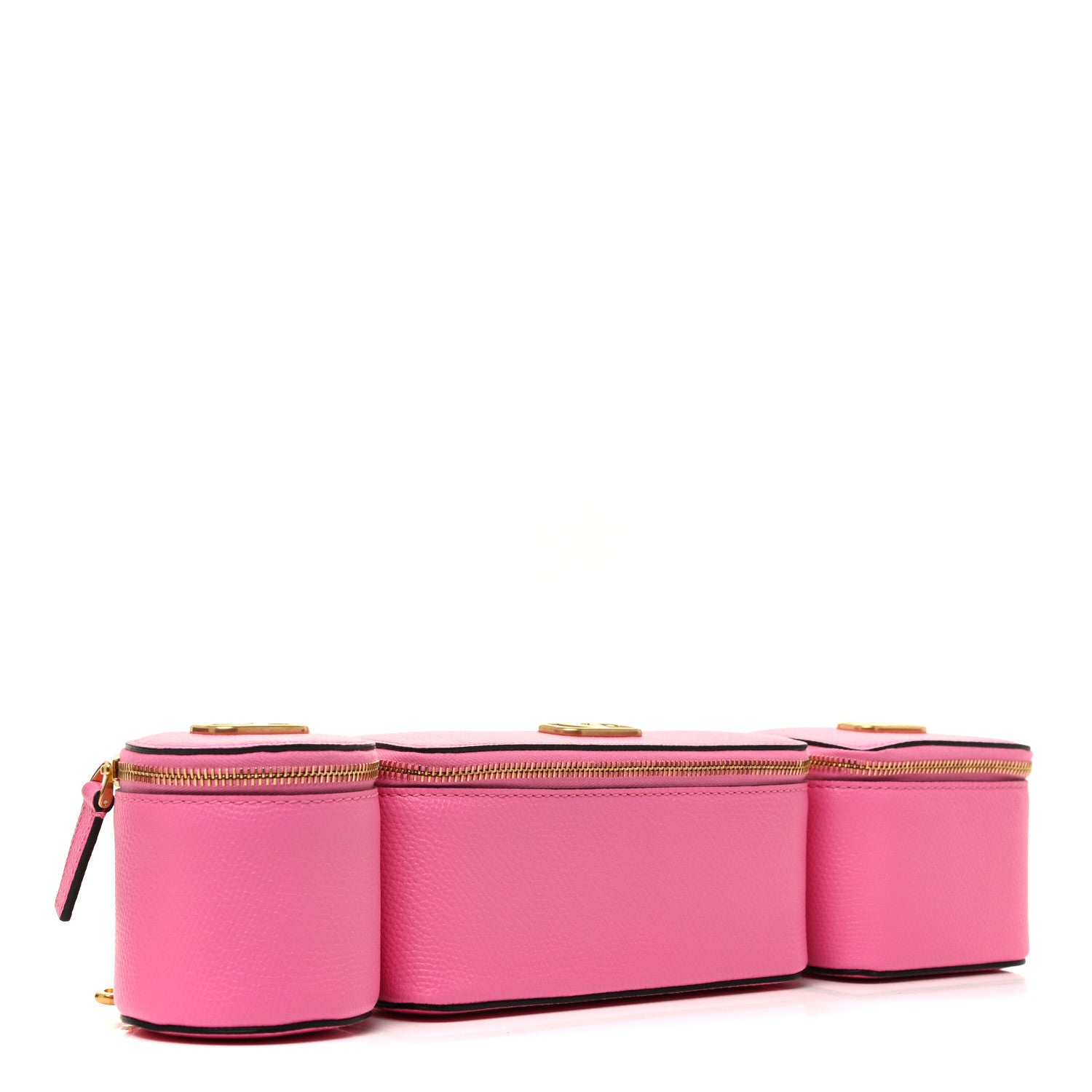 Valentino Garavani Grained Calfskin VLogo Signature Wash Bag Feminine Pink 4 of 10