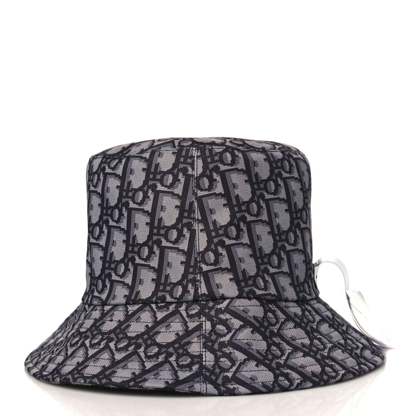 Oblique Reversible Leopard Bucket Hat 57 Grey
