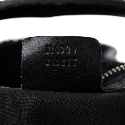 Gucci Calfskin Large Horsebit Chain Hobo Black 7 of 16