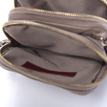 Valentino Garavani Vitello Rockstud Double Zip Compartment Clutch Wristlet Bag Poudre 7 of 12