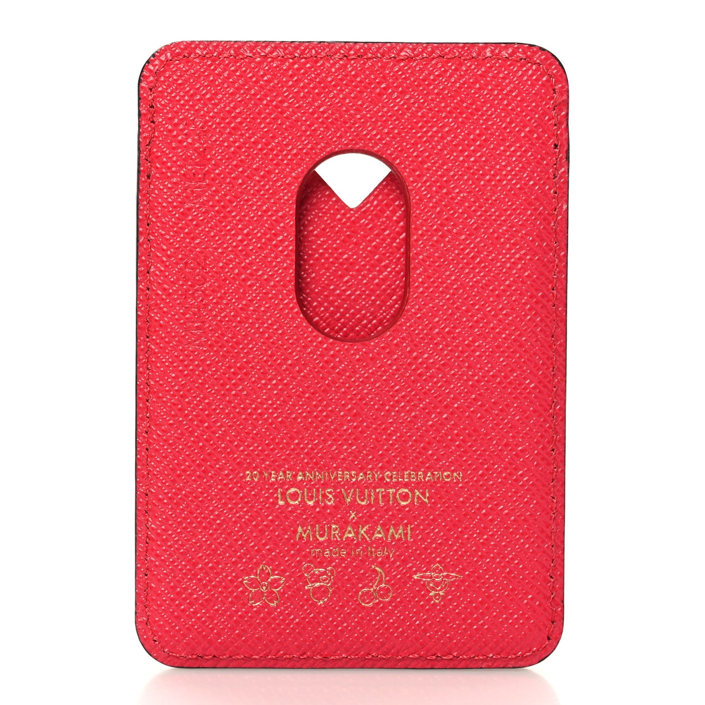 LV X TM Monogram Cerises Porte-Cartes Magnet