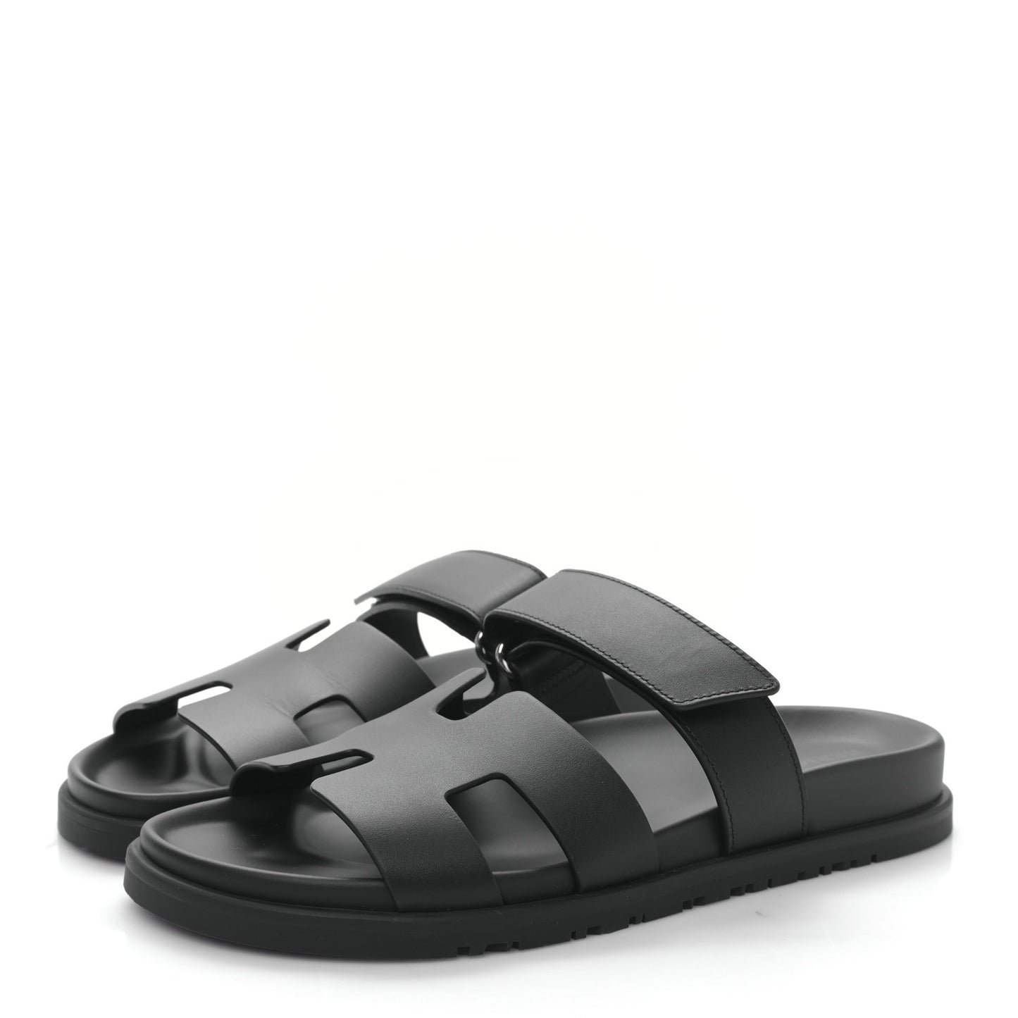 Calfskin Womens Chypre Sandals 38 Black