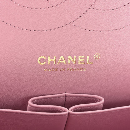 Chanel Caviar Quilted Jumbo Double Flap Pink 6 of 11