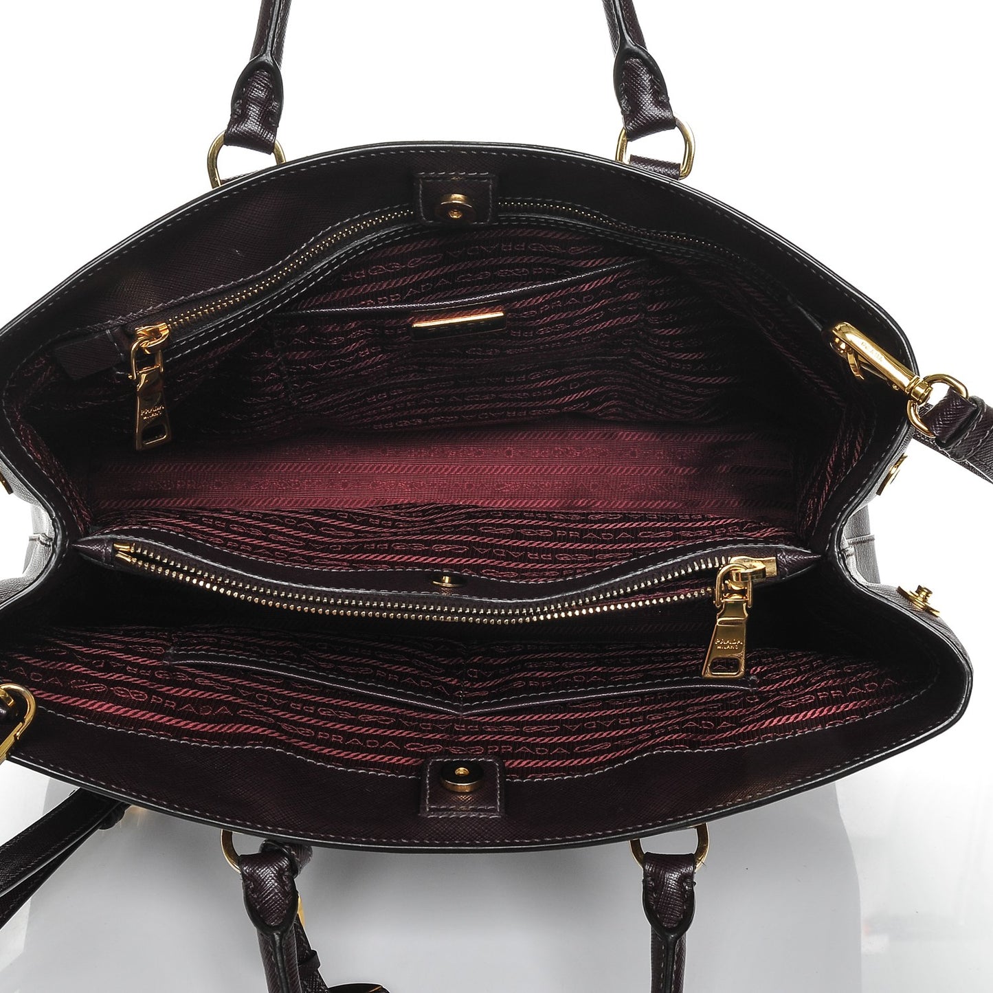 Saffiano Lux Large Tote Granato