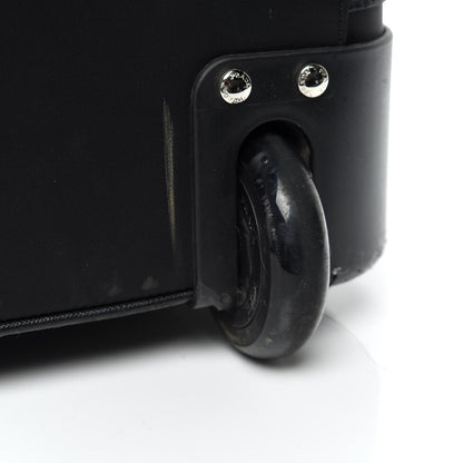 Prada Tessuto Nylon Saffiano Trolley Luggage Black 17 of 18